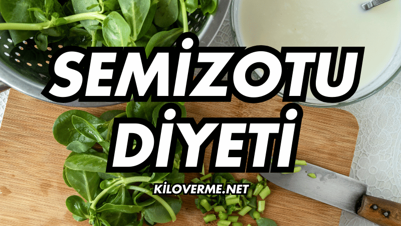 Semizotu Diyeti Nasıl Yapılır?